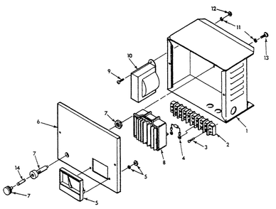 Battery Charger 2 Amp, 12 Volt Diagram and Parts List for 9303-6  Generac Generator