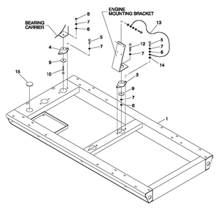 Radiator Diagram and Parts List for 0044741 (3580728 - 3694588)(2014) Generac Generator