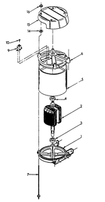 Generator Diagram and Parts List for 0864-1  Generac Generator