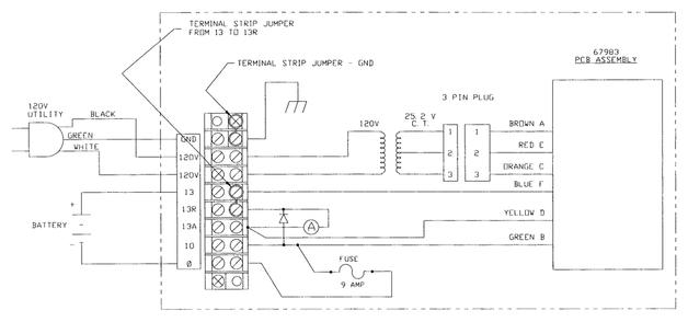 Wiring Diagram - Battery Charger Diagram and Parts List for 4063-0  Generac Generator