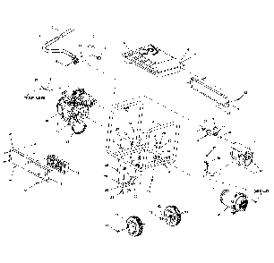 Part Location Diagram of 0J6361A Generac Panel rail
