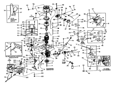 Part Location Diagram of 20148 Generac Air Cleaner Support Bracket