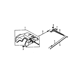 Control Assembly Diagram and Parts List for GP5500-5939-6  Generac Generator