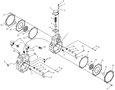 Regulator 1 Diagram and Parts List for 0049160 (4002828 - 4394711)(2014) Generac Generator