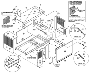 Enclosure C2 Diagram and Parts List for 0053880 (484073)(2014) Generac Generator