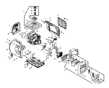 Fig-0 Diagram and Parts List for G0068660  Generac Generator