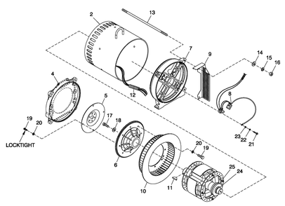 Cpl Alternator Direct Excitation Diagram and Parts List for 0052230 (4332300 - 4332311)(2005) Generac Generator
