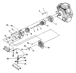 Generator Diagram and Parts List for MC1259 (0640-0)(0640-0) Generac Generator