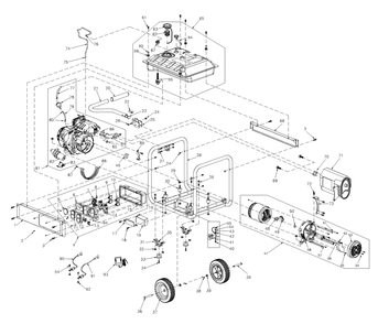 Parts Manual 7.5e&8ekw 49st Diagram and Parts List for 0065140 (8129687 - 8129750)(2013) Generac Generator