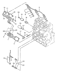 Injector Pump Diagram and Parts List for 9410-0 (Np80d)(Rv Gen) Generac Generator