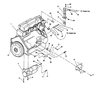 3.0 Liter Engine Parts (Part 2) Diagram and Parts List for 9604-2  Generac Generator