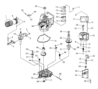 Engine (Gn410) Diagram and Parts List for 0862-1  Generac Generator