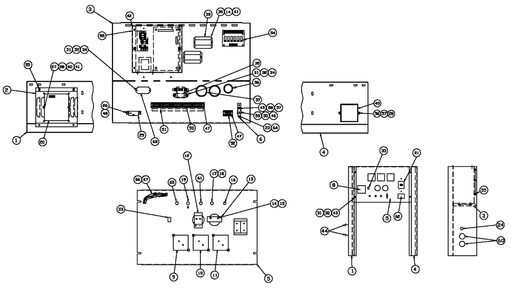 Part Location Diagram of 070081 Generac Hourmeter