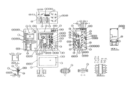 Control Console Diagram and Parts List for 9604-2  Generac Generator