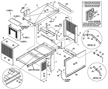 Ev Enclosure C2 3.0l Diagram and Parts List for 0052260 (0005V08705)(2005) Generac Generator