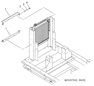 Air Outlet Diagram and Parts List for 4588-0  Generac Generator
