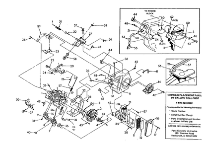Gn-190 Engine (10/95) Diagram and Parts List for 3W953 (9540-0)(9540-0) Generac Generator
