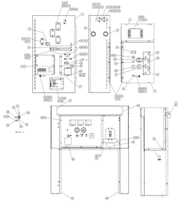 Ev Cntl Panel P Diagram and Parts List for 0043730 (326497 - 3536030)(2014) Generac Generator
