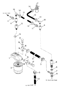 Fuel Supply Diagram and Parts List for 9343-0  Generac Generator