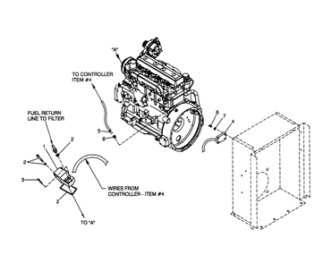 Electronic Governor Diagram and Parts List for 4060-0  Generac Generator