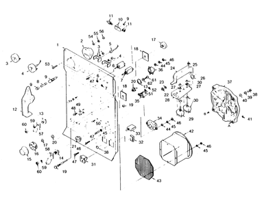 Part Location Diagram of 56340 Generac Connector, Red Weld Cable