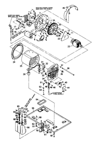 Part Location Diagram of 50378 Generac Bracket, Speed Control & Fan Guard