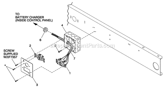 120v/240v Util Conn Iqt Diagram and Parts List for QT08054JNSNA (6130357)(2010) Generac Generator