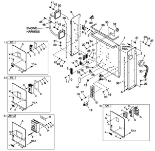 Cpl C2 And C4 Flex Hsb Diagram and Parts List for ET04842ANAY (5882868)(2010) Generac Generator