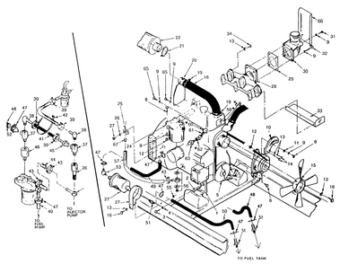 1.0 Liter Engine Diagram and Parts List for 9172-1  Generac Generator
