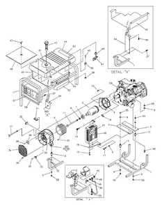 Part Location Diagram of 92705 Generac DECAL CNTRL PNL
