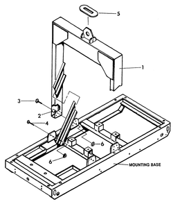Center Lift Diagram and Parts List for 9399-2  Generac Generator