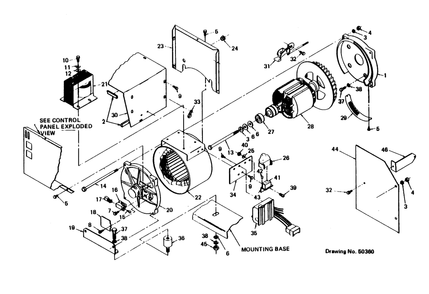 Part Location Diagram of 42381 Generac Bolt, Rotor