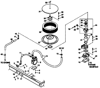 Ev Nat Gas Fuel 3.9l G8 Diagram and Parts List for 0050120 (3844420)(2004) Generac Generator