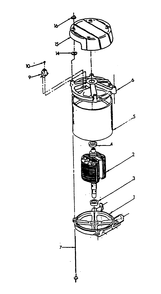 Generator Diagram and Parts List for 9653-2  Generac Generator