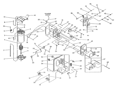 Alternator And Panel Diagram and Parts List for 9840-0  Generac Generator