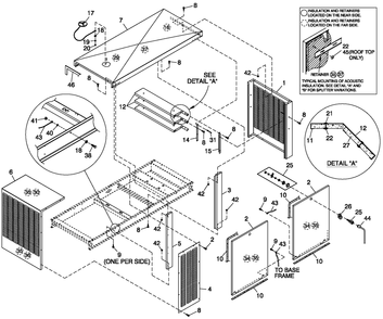 Enclosure C3 Diagram and Parts List for QT04554ANNNA (4501308 - 4636811)(2006) Generac Generator
