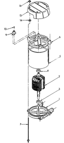 Generator Diagram and Parts List for 9008-6  Generac Generator