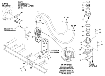 Fuel Nat. Gas And Lp Vapor 6.8l 4 Pole Diagram and Parts List for ET07068ANAN (5713896 - 5713897)(2009) Generac Generator