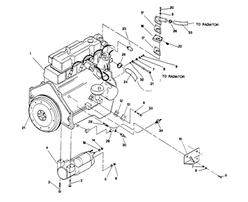 Part Location Diagram of 81260 Generac Starter Mounting Bolt