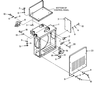 Ac Connection Panel Diagram and Parts List for 9303-3  Generac Generator