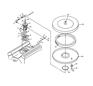 Natural Gas Carburetor Diagram and Parts List for 9303-1  Generac Generator