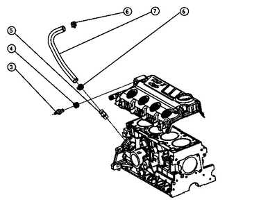 Gas Engine Blow By System Assy. Diagram and Parts List for EG03015GNSX (9690215 - 9690216)(2015) Generac Generator