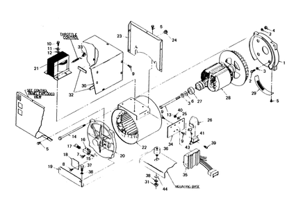 Part Location Diagram of 50322 Generac Bolt, Rotor