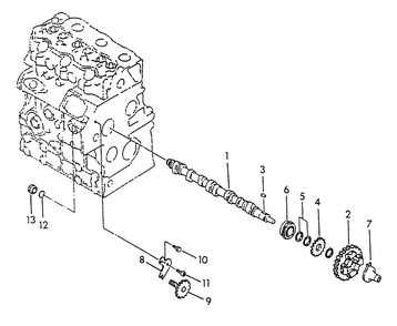 Cylinder Head Diagram and Parts List for 8950-2  Generac Generator