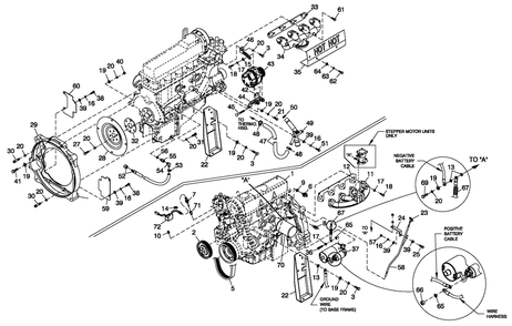 Engine Common Parts 2.5l Diagram and Parts List for 0052120 (4318867 - 4337620)(2006) Generac Generator