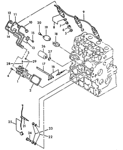 Injector Pump Diagram and Parts List for 9055-0  Generac Generator