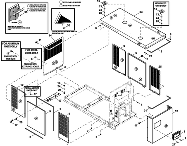 Ev Enclosure C2 Protector Gas Diagram and Parts List for EG06024GVAX (3000055671)(2016) Generac Generator