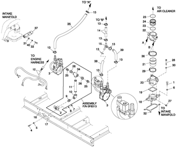 Fuel Natural Gas G3 6.8l 100kw/5.4l80kw Diagram and Parts List for QT08054AVSNA (5228684)(2008) Generac Generator