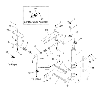 Generator - Drawing 2 Diagram and Parts List for 4373-1  Generac Generator