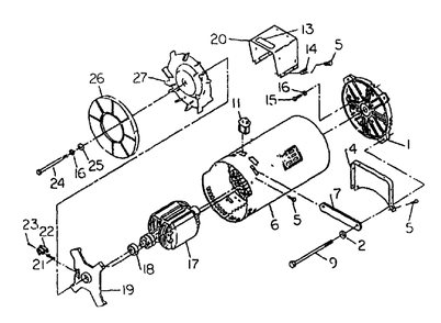 Ac Generator No. 69910-A Diagram and Parts List for R4002 (8905-0)(8905-0) Generac Generator